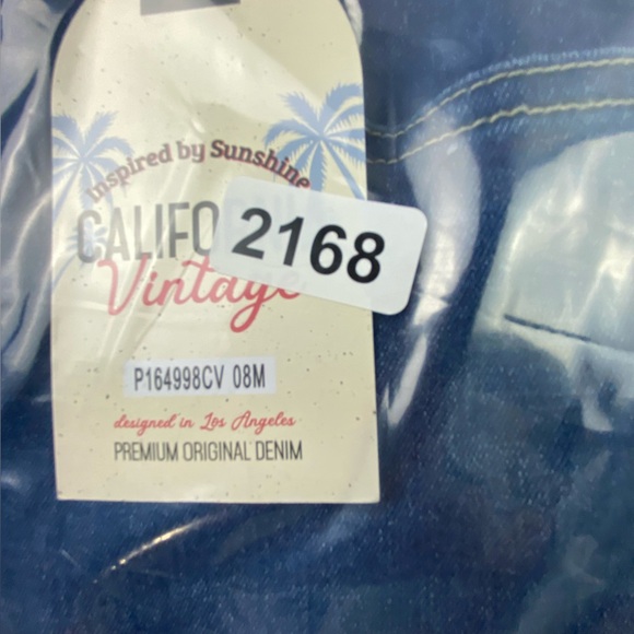 California Vintage Stretch Flare Blue Jeans Juniors 11/30 -NWT - Picture 13 of 14